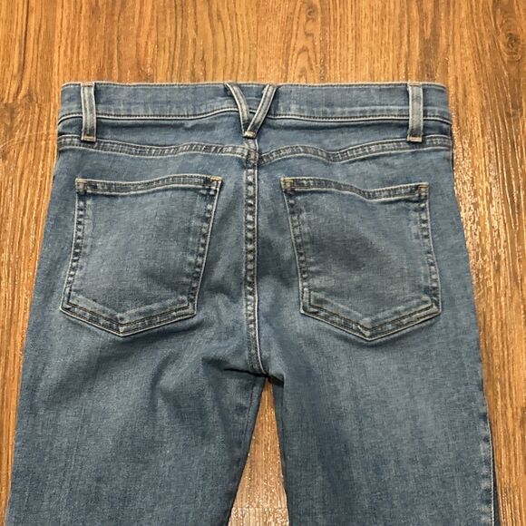 Veronica Beard Jeans Womens 26 2 Skinny Two Tone Kate Stretch High Rise USA - Picture 8 of 10